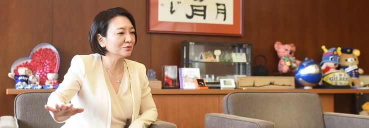 港区長・清家 愛さん