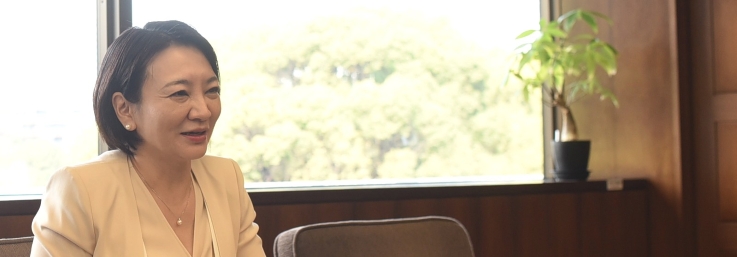 港区長・清家 愛さん